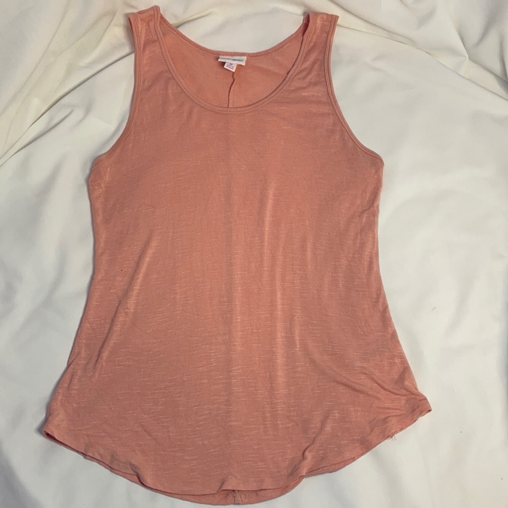 🔥 SALE LULAROE Pink Flowy Tank Top | Medium - Picture 2 of 6
